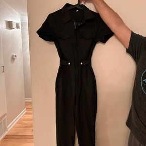 Size 0 or 2 black brand new jumpsuit